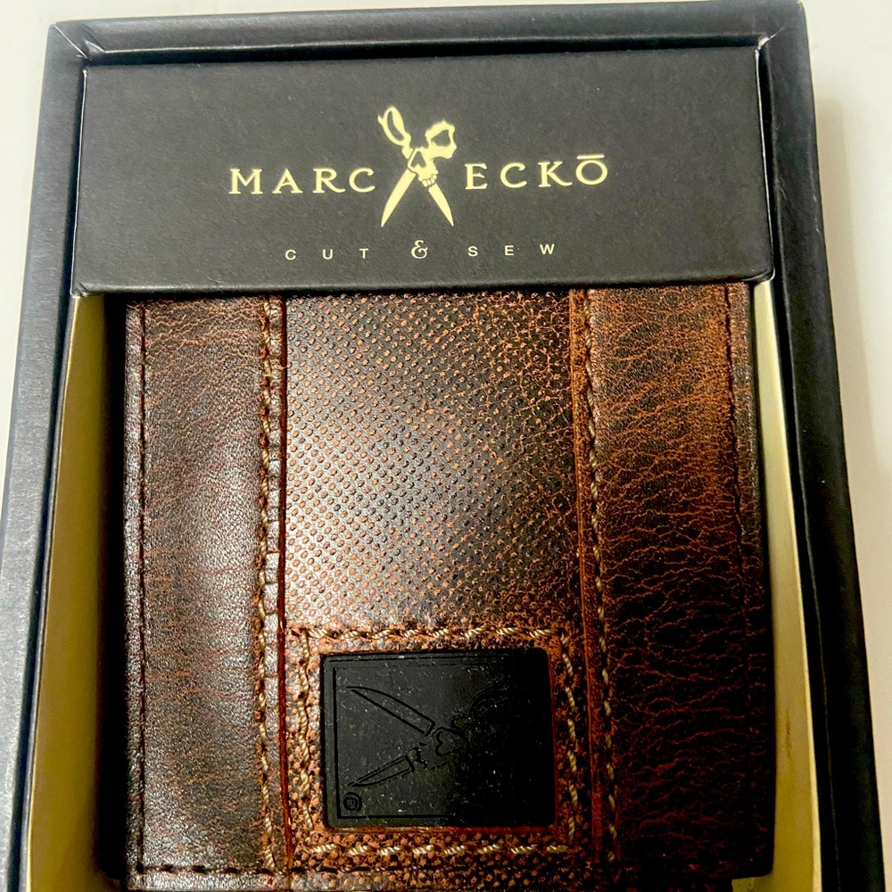 Marc Ecko bifold leather wallet
